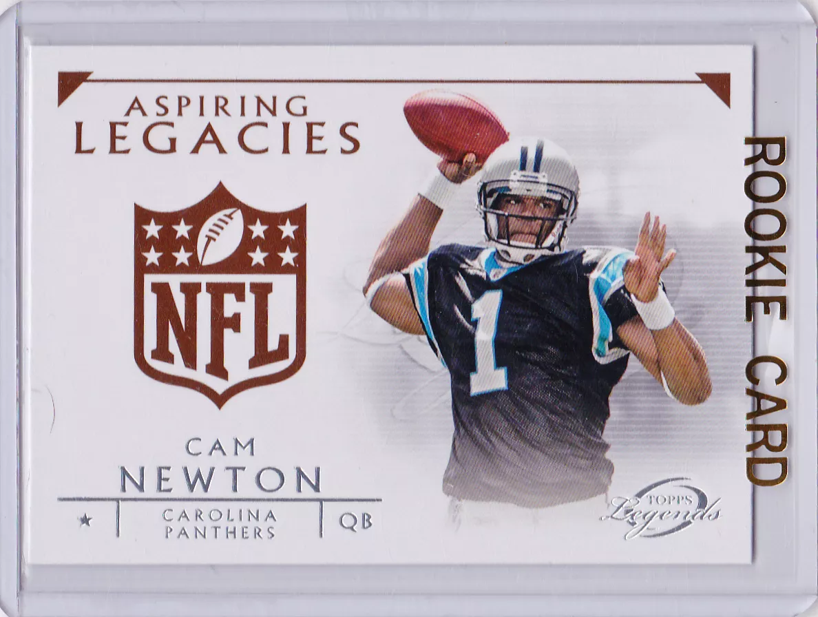 CAM NEWTON Topps Legends RC Panthers ASPIRING LEGACIES ROOKIE CARD