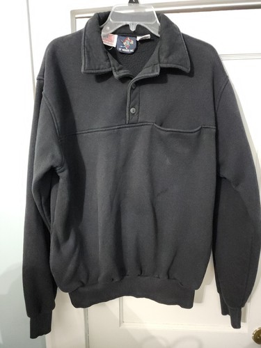 VINTAGE “R” HEROES INC. EMBROIDERED COLLARED SWEATSHIRT MENS Small EUC