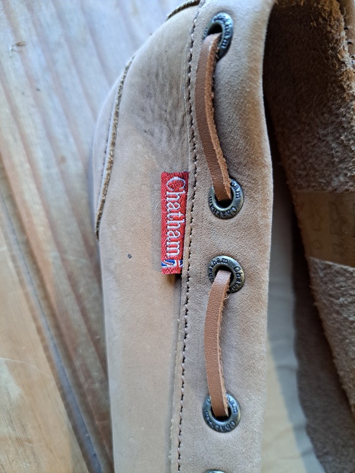 Deck Shoes Chatham Size 7 Tan eBay
