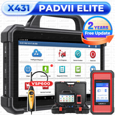 2025 LAUNCH X431 PAD VII ELITE PAD 7 Pro Car Heavy Duty Truck Diagnostic Scanner