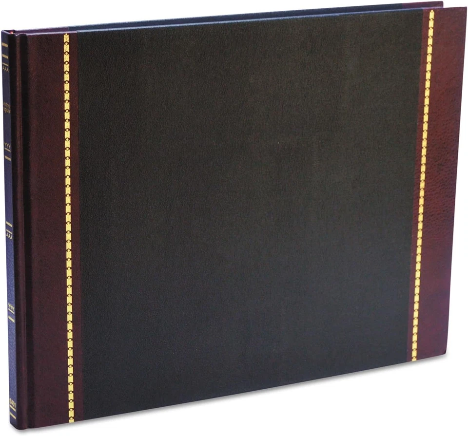 S491 Detailed Visitor Register Book, Black Cover, 208 Ruled Pages, 9 1/2 X 12 1/ - Image 2 of 4