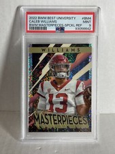 2022-23 Bowman's Best  Masterpieces  Caleb Williams Speckle ROOKIE PSA 9 BEARS