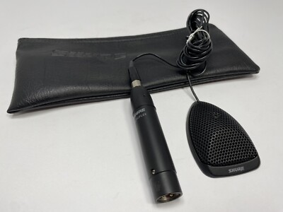 Shure MX391/C Microflex Condenser 150 Desk Mic W. Black Carrying Case