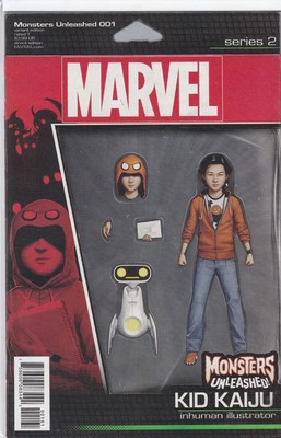 MARVEL COMICS MONSTERS UNLEASHED VOL. 2 #1 JUN 2017 ACTION FIGURE VARIANT COVER