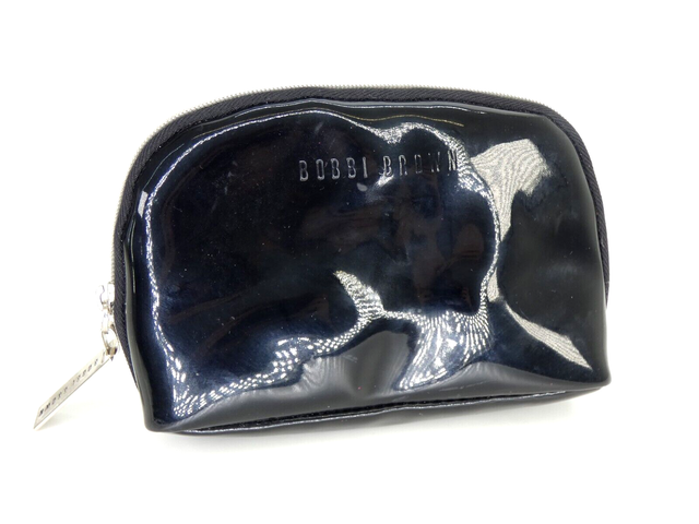 Bobbi Brown Make Up Bag Black PVC Toiletry Cosmetics Wash Brush Case Pouch Bobbi Brown Make Up Bag Black PVC Toiletry Cosmetics Wash Brush Case Pouch