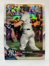 2018 Bowman Chrome Draft Refractor JOSH BREAUX 1st Bowman RC PHILLIES #BDC-57