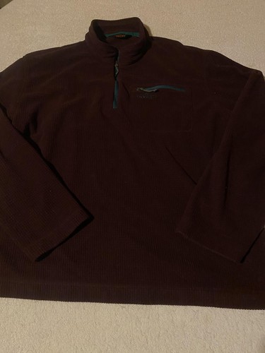 Orvis Trout Bum 1/4 Zip Pullover, Size Adult XL