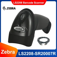 New Symbol Zebra LS2208 Barcode Scanner USB Kit with Cable LS2208-SR20007R-NA