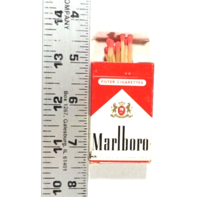 marlboro filter cigarettes Matchbook Matchbox Marlboro Filter Cigarettes