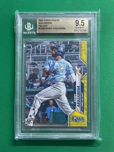 2020 Topps Update Walgreens Yellow #U-208 Randy Arozarena RC BGS 9.5