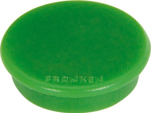 FRANKEN Haftmagnet Haftkraft: 1.500 g Durchmesser 38 mm grün 10 Magnete - Bild 1 von 1