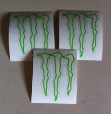 Rossi Monster  Ken Block Car Bike Race Motocross x3  Decal stickers 