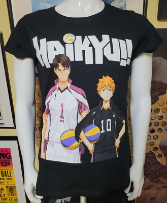 トップス n Womens Jrs XL Girls Haikyu!! Volleyball Anime Manga T Shirt NICE