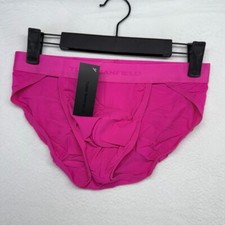 Todd Sanfield Brief men's XS Pink Psychedelic Vibrant Solid Underwear Soft NEW