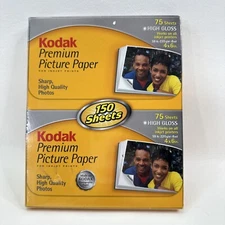 Kodak Premium Picture Paper High Gloss 150 Sheets NEW SEALED