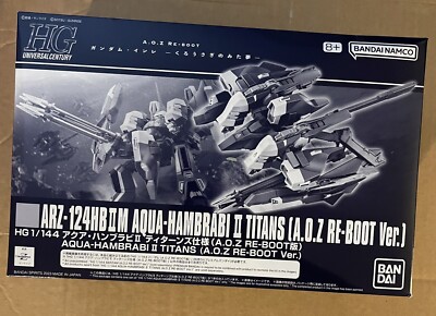 HG 1/144 Aqua Hambrabi II Titans Blue ver. Premium Bandai Gundam