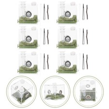 2 Sets Jumping Spider Enclosure Reptile Terrarium Breeding Box Pet Animal