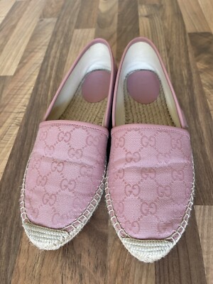 Gucci Espadrilles, rosa, Größe 38,5, hoher NP