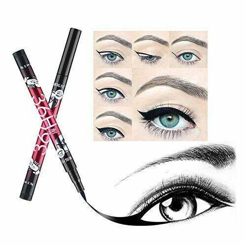 36H Eyeliner Waterproof Black Pen Liquid Black Eye-Liner Pencil Make up Tools US - Image 2 of 4