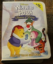 NRFB 2000 3 VINTAGE VHS DISNEY MASTERPIECE MCDONALD HAPPY MEAL POOH SEASONS