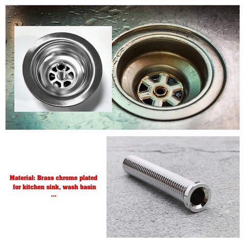 Practical Kitchen Sink Strainer Waste Bolt Connector 90mm Thread Length - 第 22/24 張圖片