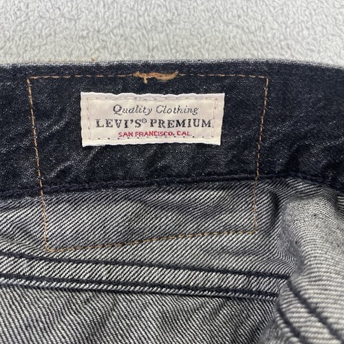 Levis 501 Jeans Mens 36x30 Gray Straight Leg Stretch Mid Rise Distressed Denim - Picture 5 of 15