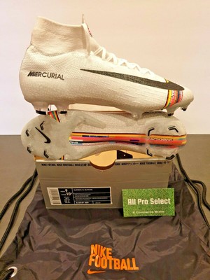 Nike Mercurial Superfly Vi 360 Elite Lvl Up Fg Botines Acc Flyknit 9 Blanco Ebay