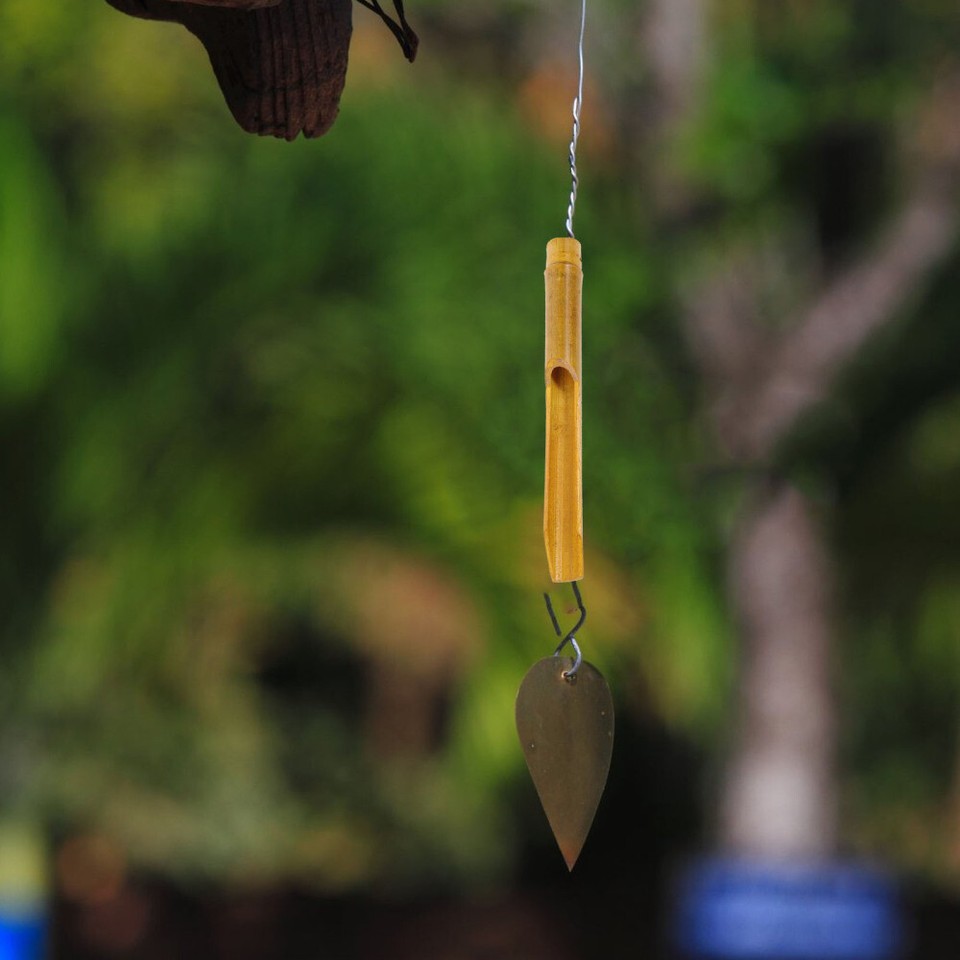 10 Pcs Capiz Wind Chime Kit Windchime Replacement Parts Bamboo Chimes