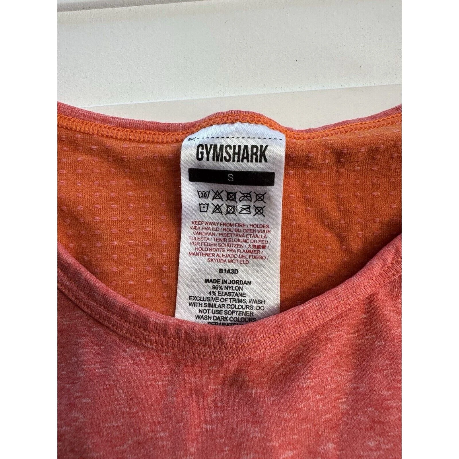 gymshark vital seamless 2.0 crop long sleeves shirt