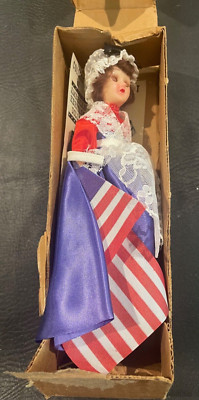 AMERICAN HERITAGE DOLL BETSY ROSS WITH BOX AND INSERT