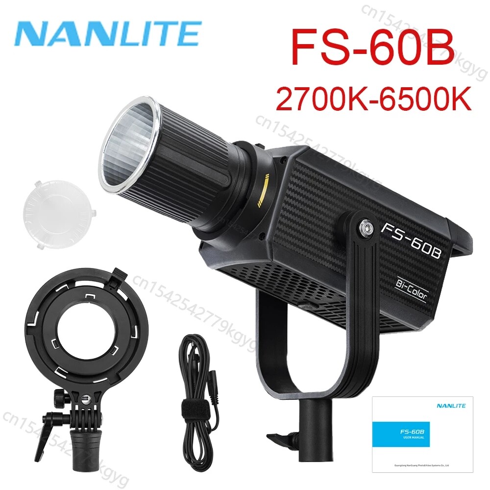 NANLITE FS-60B Bi-Color COB LED Video Light Photography Fill