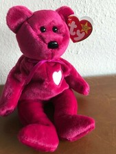 1998 VALENTINA the Ty Beanie Baby Bear  – MINT, TAG ERRORS, RARE, Ships FREE!