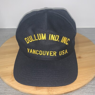 #ad Vtg Dullum Vancouver US Navy Baseball Cap North Star Made In USA Snapback $9.99
