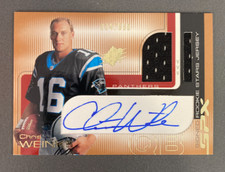 CHRIS WEINKE 2001 UPPER DECK SPX JERSEY AUTO 34/550