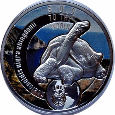 Niue Island Ниуэ 纽埃岛 1$ Dollar S.O.S in The World Animals