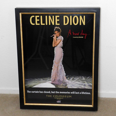 CELINE DION A New Day Framed Shadow Box Promo Caesars Palace Las Vegas AEG 26x20