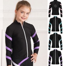 DE Mädchen Eiskunstlauf Thermo Jacke Rollkun...