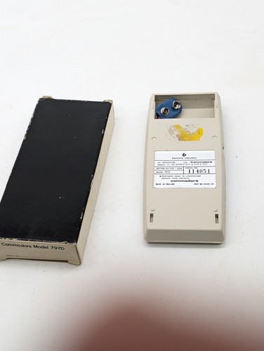 Calculatrice Électronique COMMODORE 797D Japan Collection Vintage TESTÉE - Photo 6/12