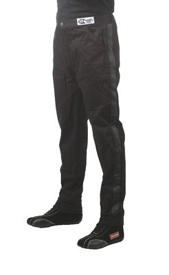 RaceQuip Single Layer Racing Driver Fire Suit Pants SFI3.2A/1 3XL BLACK 112008