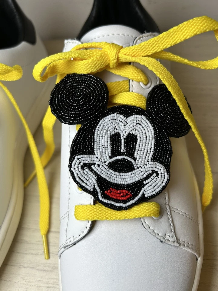 MOA (Master of Art) x Disney Mickey Mouse Tenis Zapatos Cuentas Cuero talla 7 Foto 4 de 4
