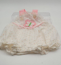 Vintage Tiny Tots Original Sundress Size 3-6 months Pink Flowers Butterfly