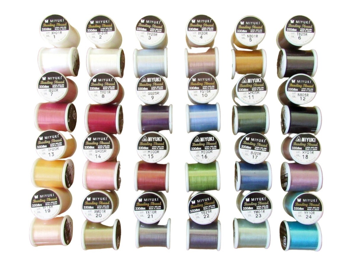 Miyuki Nylon Jewelry Beading Thread 330dtex Size B 50 m