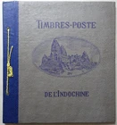 Indochina And Vietnam - Antique Binder With Pre-Printed Pages 1889 To 1946