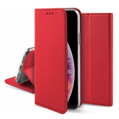 FÜR REALME 11 PRO PLUS 5G - SMART MAGNET Tasche Cover Handy Hülle Etui Case ROT