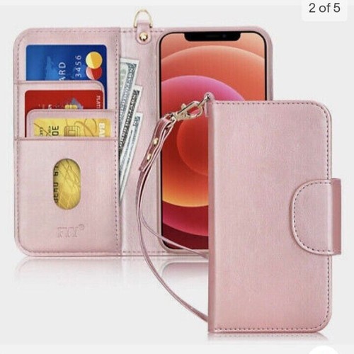 Phone Wallet Phone Case - iPhone 7plus/8plus FYY Luxury Leather Pink - Picture 2 of 8