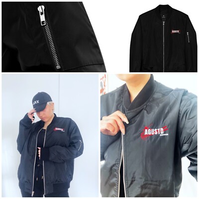 Suga Bts bestickte Bomberjacke 
