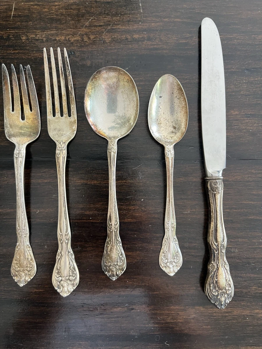 Alvin Antique US Sterling Silver Flatware-Sets for sale | eBay