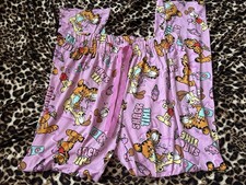 Unisex Garfield Sleep Pants Pink Y 