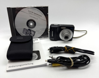 Medion Digitalkamera Kompakt 14MP 4x Optical Zoom schwarz MD86590 1gb AA