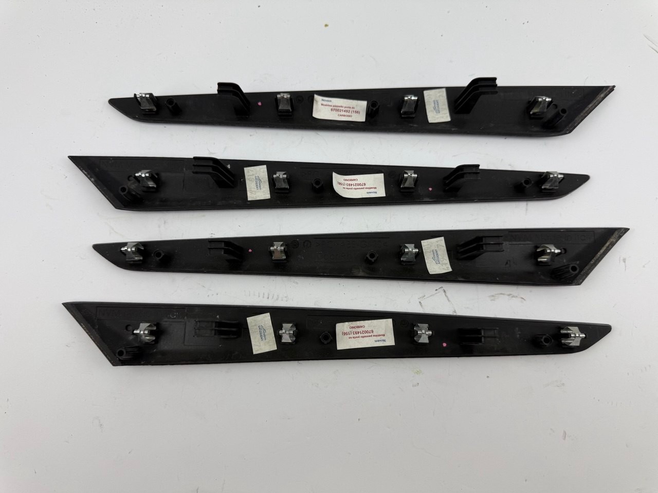 2014-2020 Maserati Ghibli M157 Carbon Door Trim Garnish Insert Set 670021492 OEM